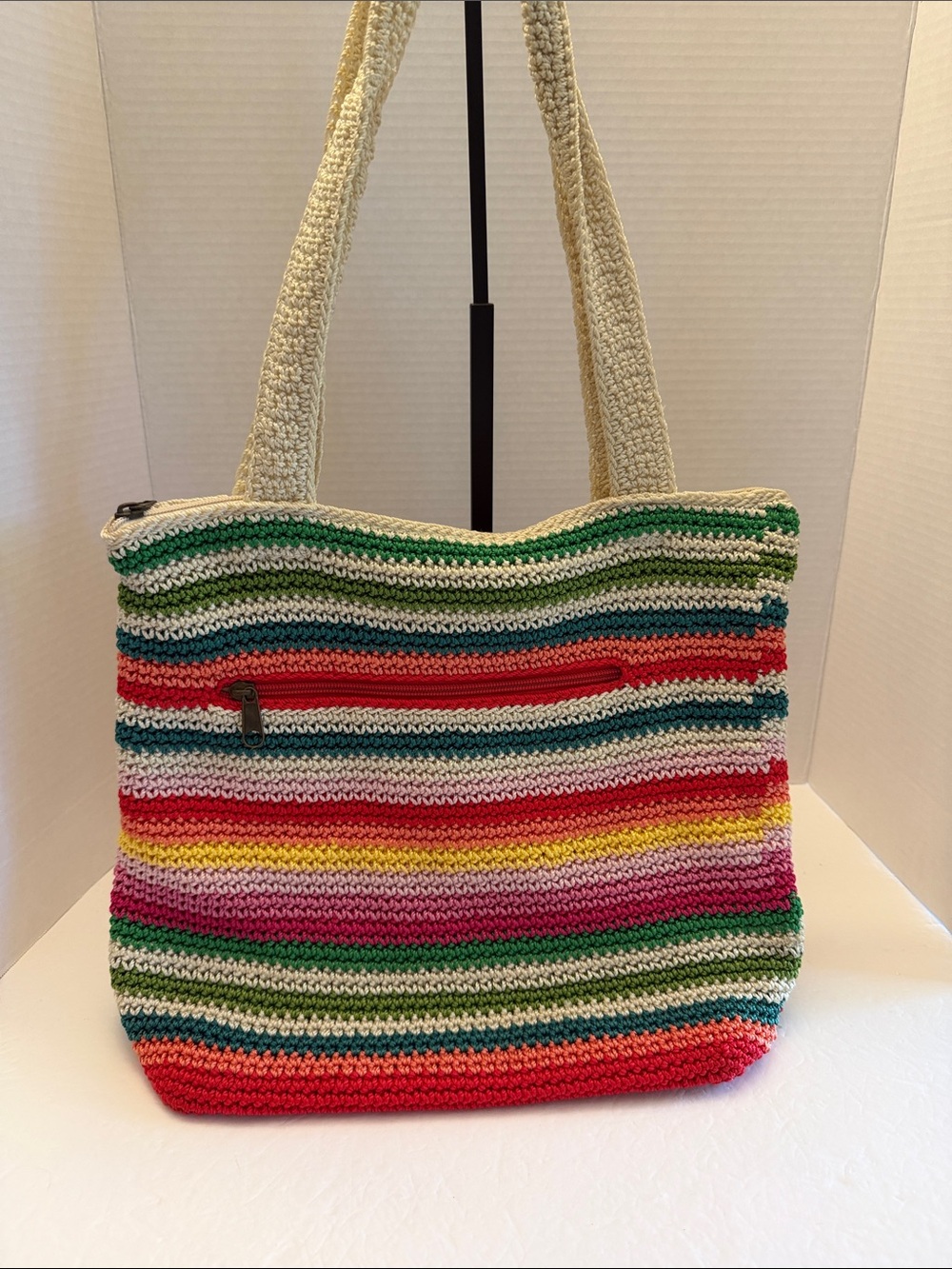 The Sak Rainbow Crochet Tote